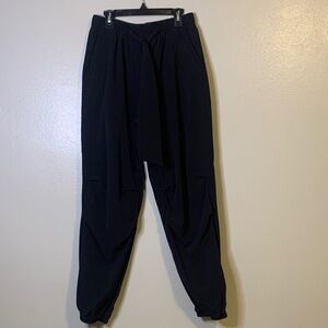 Paskho Women’s Black Serene Bow Tie Waist Ultra Comfortable Jogger Pants size S